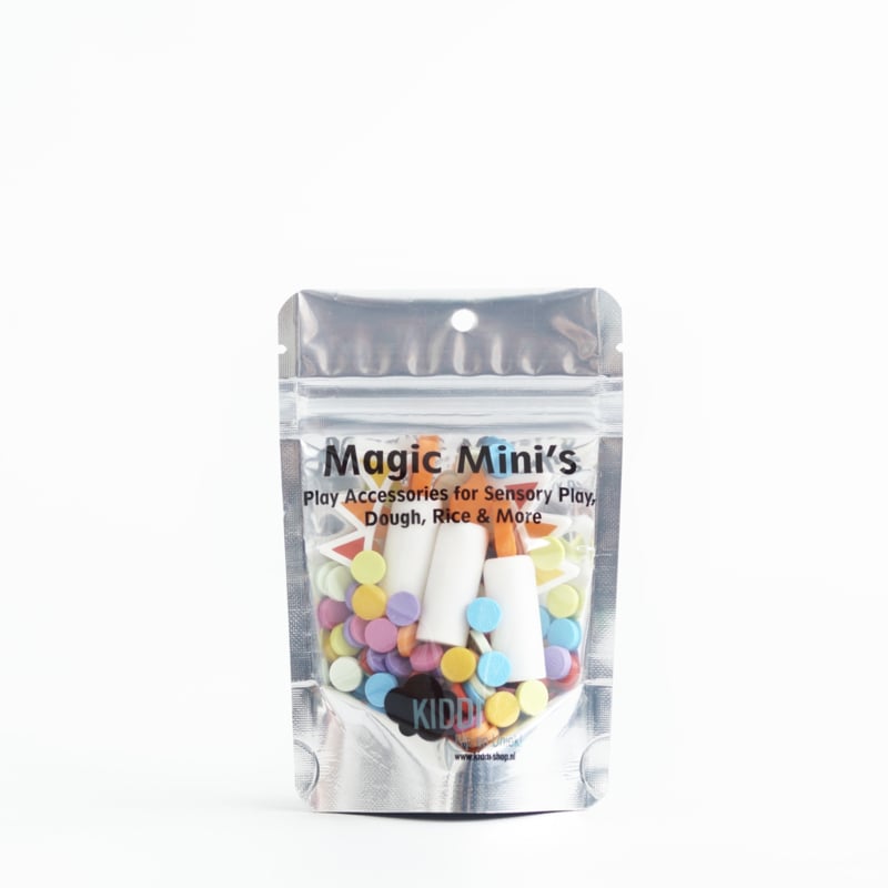 Kiddi Magic Mini's Loose parts jeu sensoriel Fête -Lot de 10