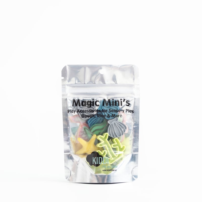 Kiddi Magic Mini's Loose parts jeu sensoriel L'Océan -Lot de 10