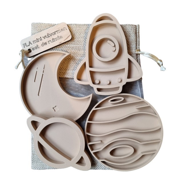 Kiddi Mini Moules L'espace - Lot de 4