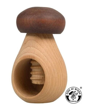 Kids at Work - Corvus Set de bricolage Champignon casse-noix Marron