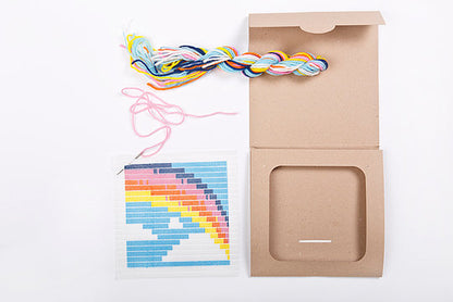 Kit de broderie Arc-en-ciel Sozo