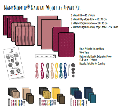 MANYMONTHS Kit de réparation coloris 2023