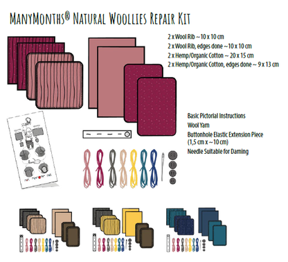 MANYMONTHS Kit de réparation coloris 2023
