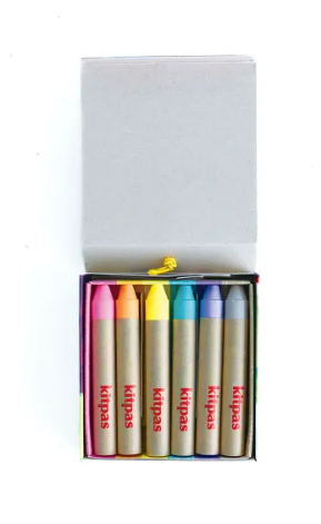KitPas by Artist Crayons de cire Multisurfaces et vitres Couleurs pastel - Lot de 6
