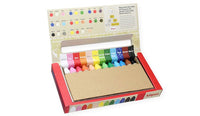 Kitpas Crayons de cire multisurfaces et vitres - Lot de 12 couleurs