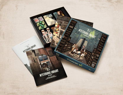 La librairie mysterieux - The mysterious library Jeu de société Marbushka