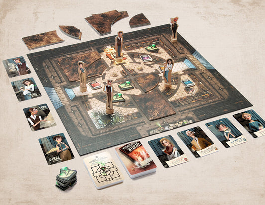 La librairie mysterieux - The mysterious library Jeu de société Marbushka