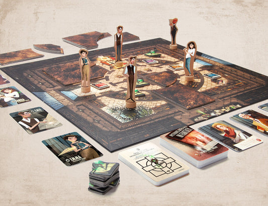 La librairie mysterieux - The mysterious library Jeu de société Marbushka