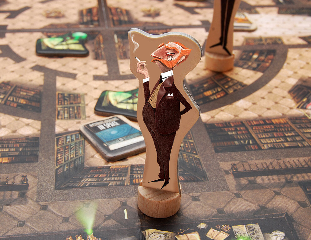 La librairie mysterieux - The mysterious library Jeu de société Marbushka
