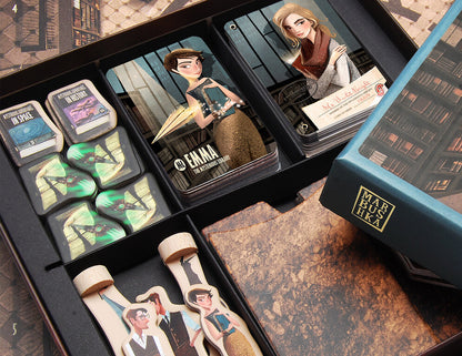 La librairie mysterieux - The mysterious library Jeu de société Marbushka