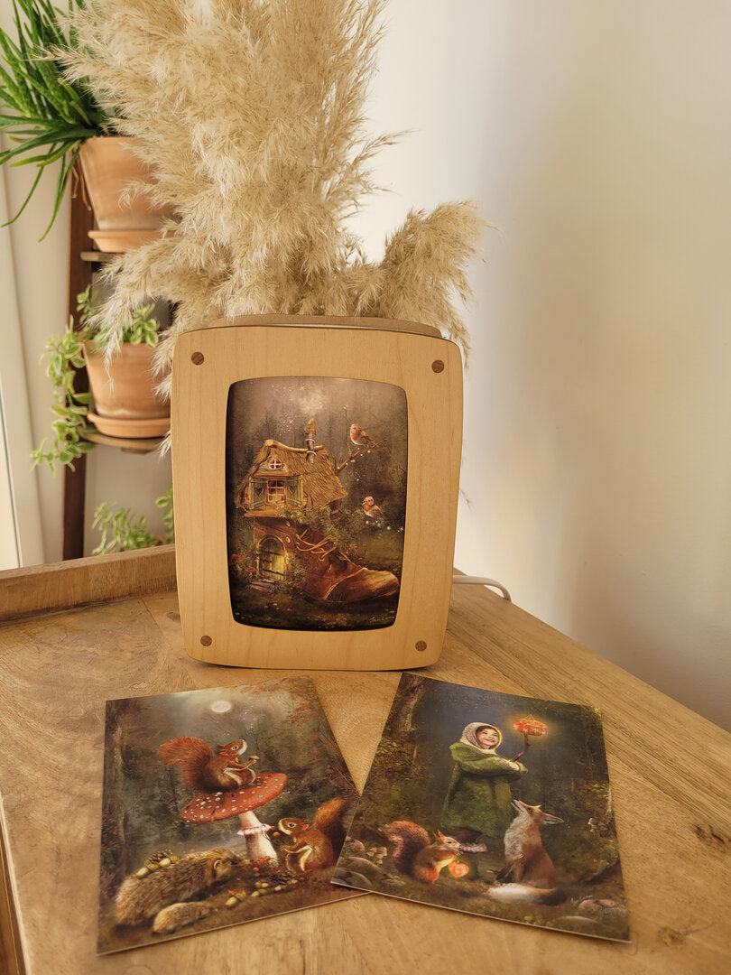 Luminae Lampe à carte postale & 3 cartes Automne