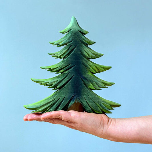 BumbuToys Grand Sapin en bois