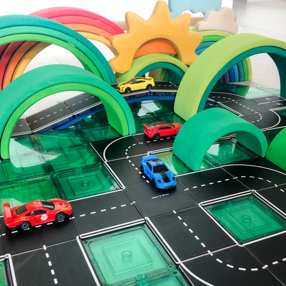 Learn & Grow Toys Toppers - La route - 40 pièces Magnétiques