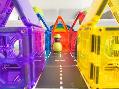 Learn & Grow Toys Toppers - La route - 40 pièces Magnétiques