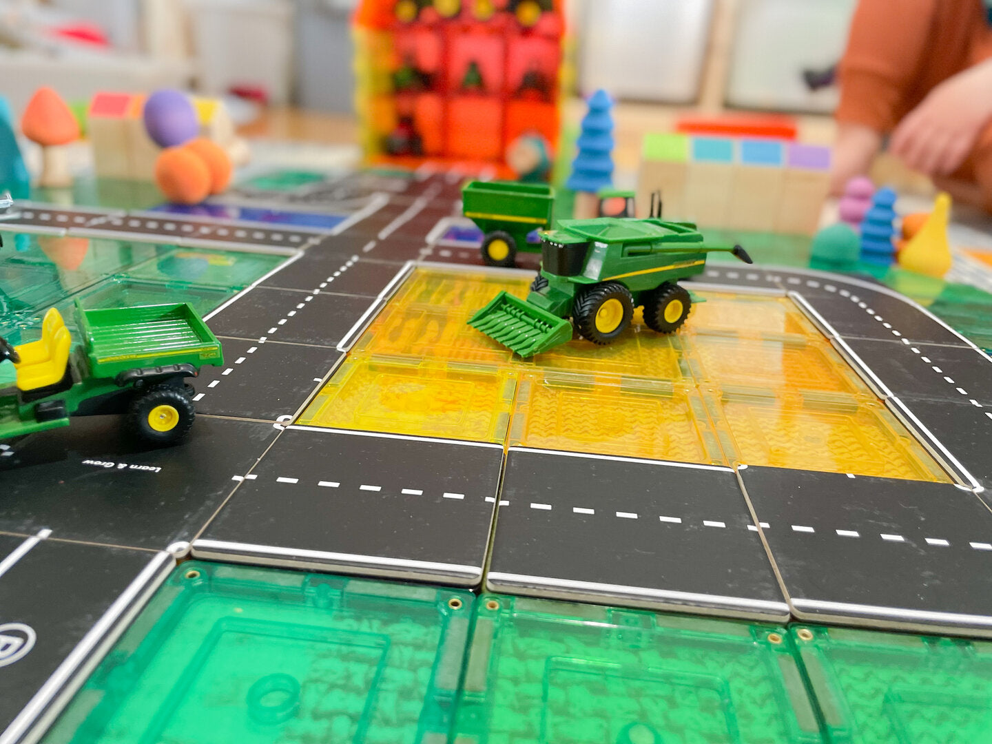 Learn & Grow Toys Toppers - La route - 40 pièces Magnétiques