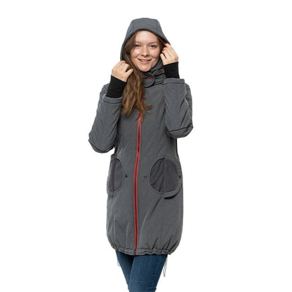 Liliputi Mamacoat manteau de portage et grossesse 4 en 1 Antracit