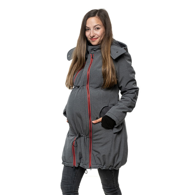 Liliputi Mamacoat manteau de portage et grossesse 4 en 1 Antracit