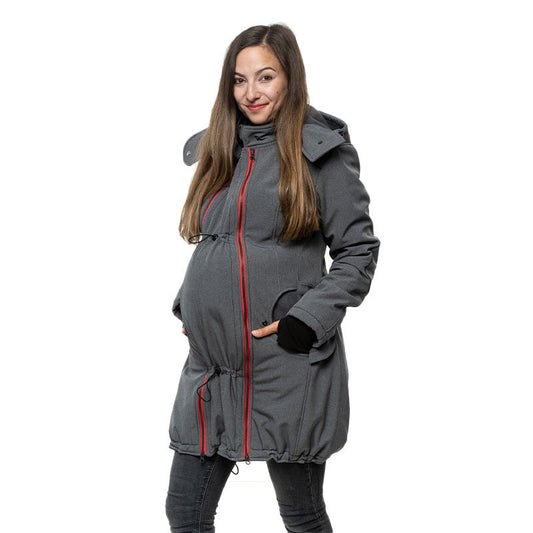 Liliputi Mamacoat manteau de portage et grossesse 4 en 1 Antracit