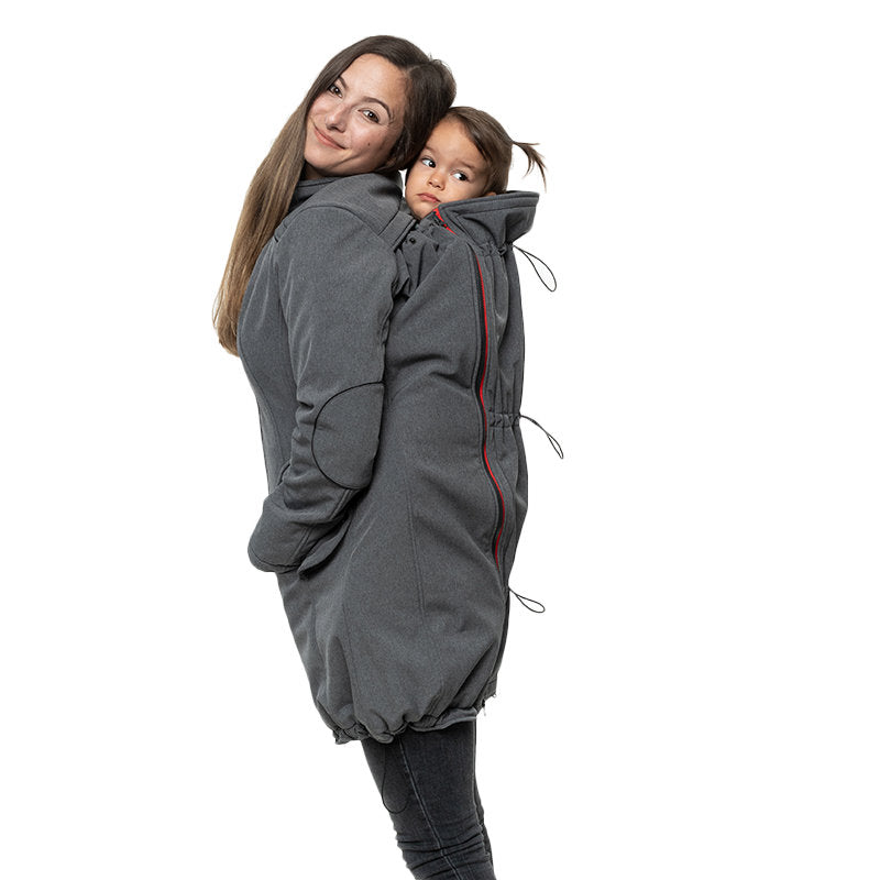 Liliputi Mamacoat manteau de portage et grossesse 4 en 1 Antracit