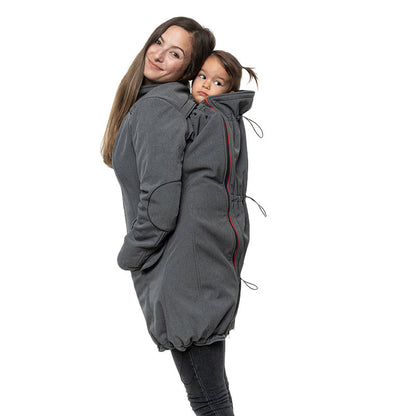 Liliputi Mamacoat manteau de portage et grossesse 4 en 1 Antracit