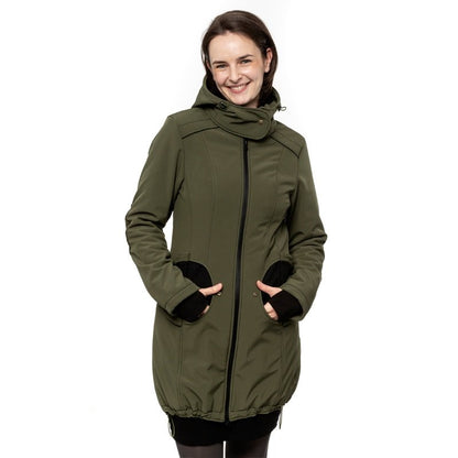 Liliputi Mamacoat manteau de portage et grossesse 4 en 1 Forest Green