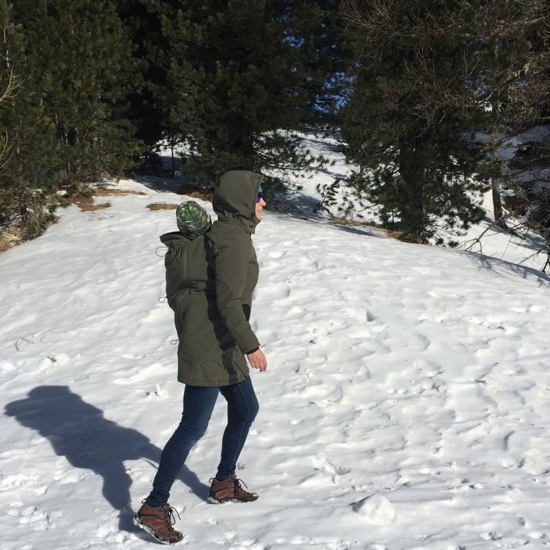 Liliputi Mamacoat manteau de portage et grossesse 4 en 1 Forest Green