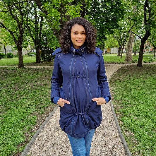 Liliputi Mamacoat manteau de portage et grossesse 4 en 1 Neptune