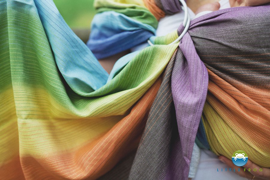 RingSling Little Frog Linen Aura