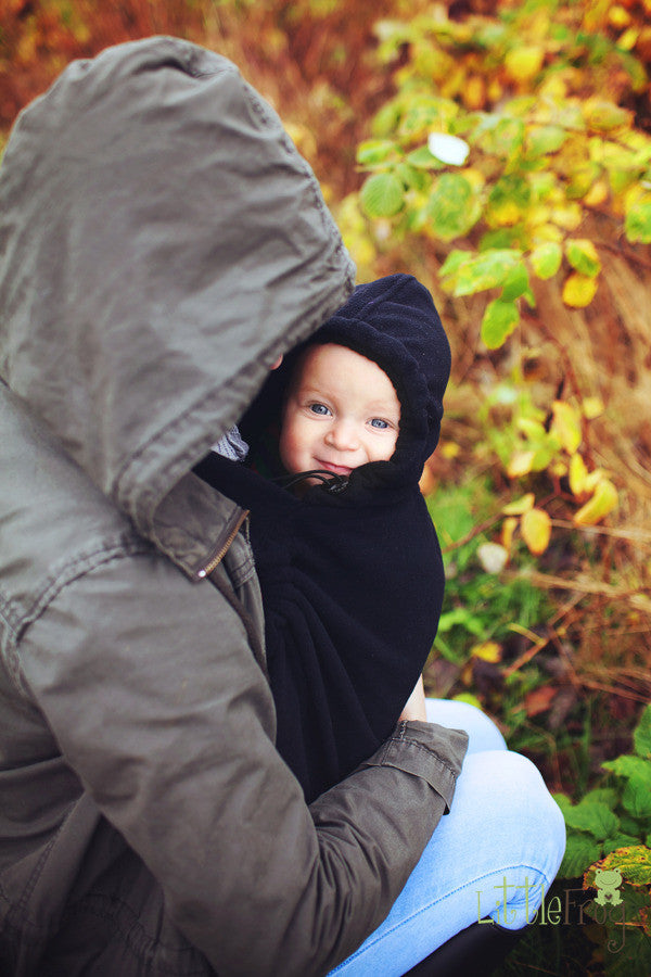 Little Frog couverture de portage noire