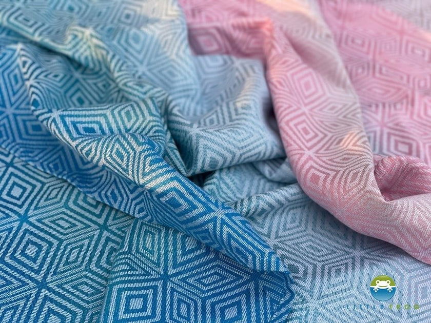 Little Frog Echarpe de portage Jacquard Elafonisi Cube