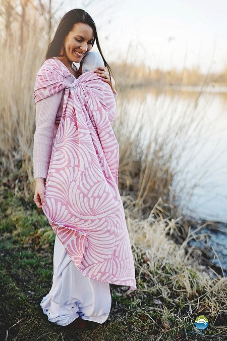 Little Frog RingSling Jacquard Flamingo Plumes