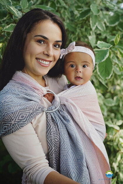Little Frog RingSling Jacquard Foggy Cube