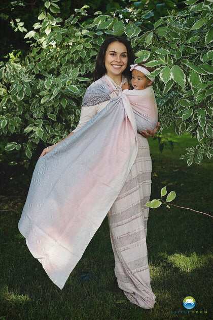 Little Frog RingSling Jacquard Foggy Cube