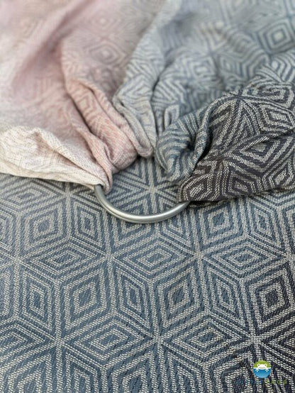 Little Frog RingSling Jacquard Foggy Cube