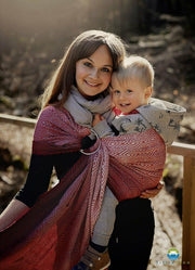 Little Frog RingSling Jacquard Ruby Cube