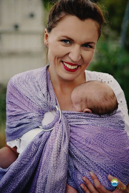 Little Frog RingSling Lilac Wildness