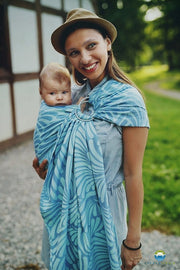 Little Frog RingSling Skyblue Plumes