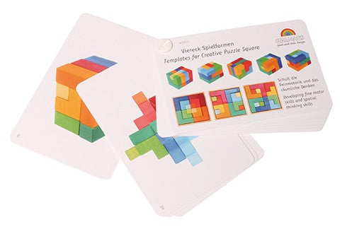 Livre de modèles du puzzle créatif carré Grimm's