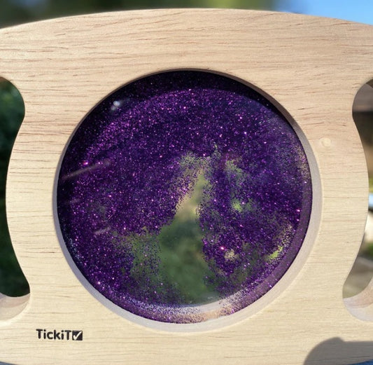 Lot de 3 panneaux sensoriels à Paillettes - Tickit