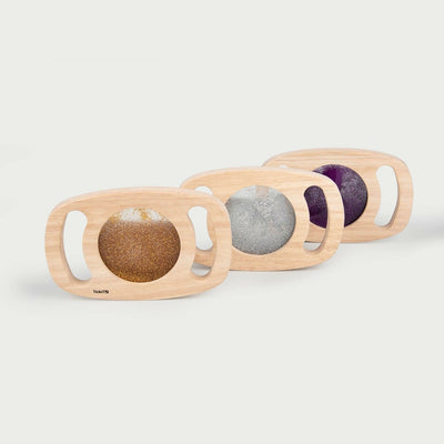 Lot de 3 panneaux sensoriels à Paillettes - Tickit