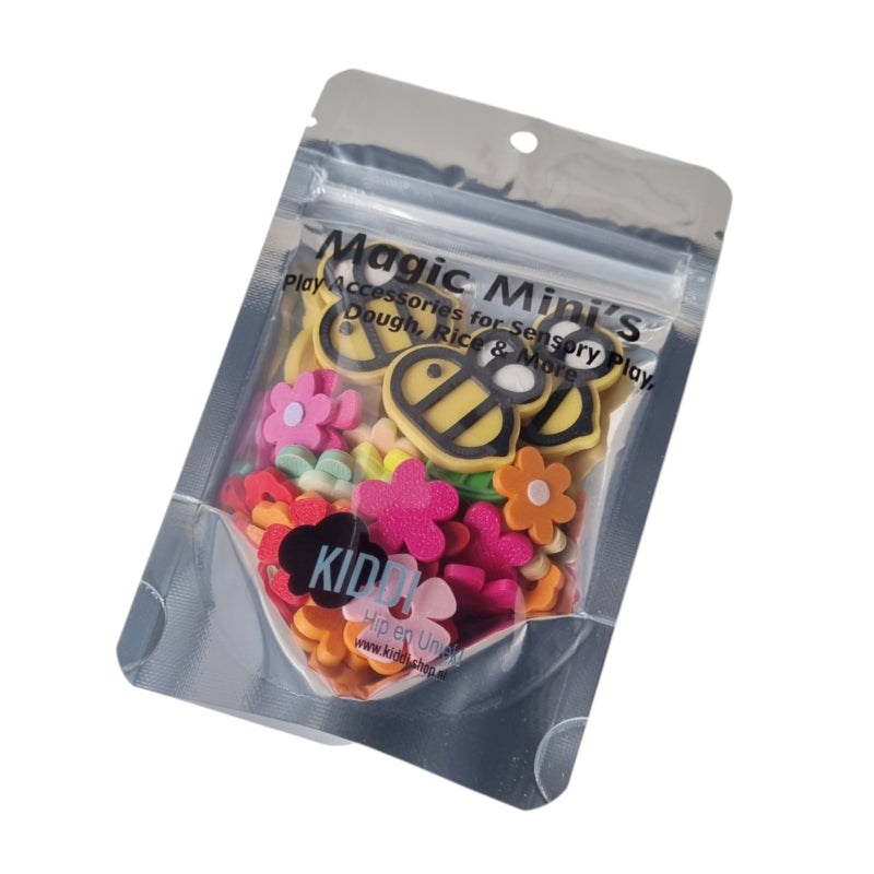Kiddi Magic Mini's Fleurs et Abeilles - décorations pour le jeu sensoriel