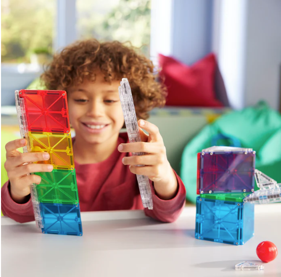 Magna Tiles Jeu magnétique Rail Racers - 33 pièces