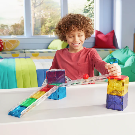 Magna Tiles Jeu magnétique Rail Racers - 33 pièces