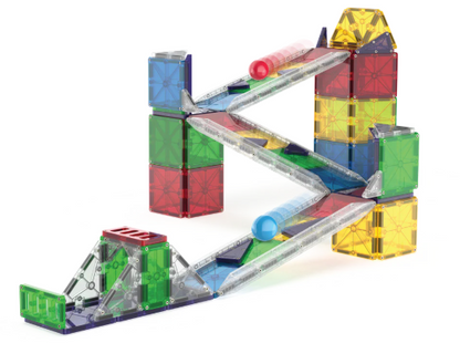 Magna Tiles Jeu magnétique Rail Racers - 90 pièces