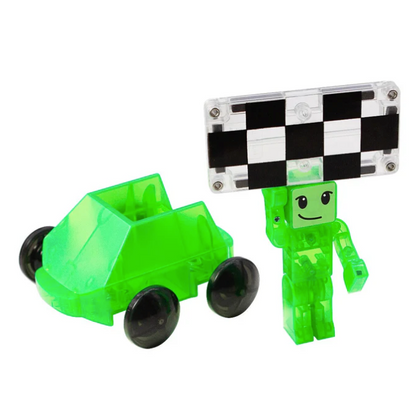 Magna Tiles Jeu magnétique Route Downhill Duo - 40 pièces
