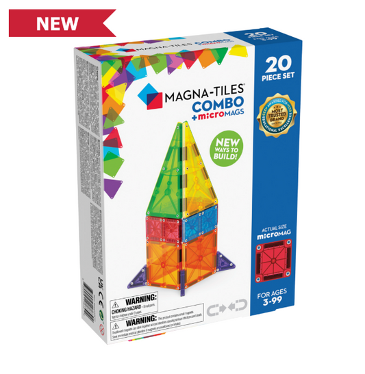 Magna-Tiles Micromags Jeu magnétique Combi Set de 20 pièces
