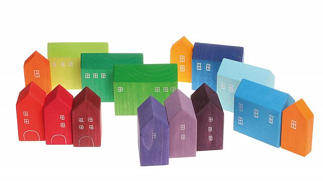 Maisons colorées en bois GRIMMS