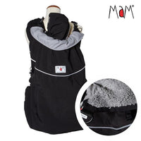 MaM Deluxe Flex Couverture de portage réversible Black - Rock grey