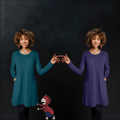 MaM Saaga Tunique Robe Femme en laine - coloris 2025