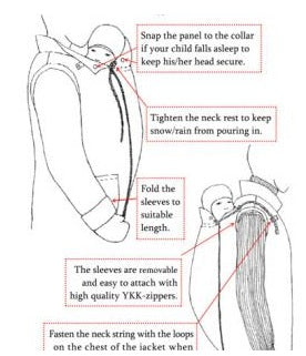 MaM Two Way Veste déperlante Noire